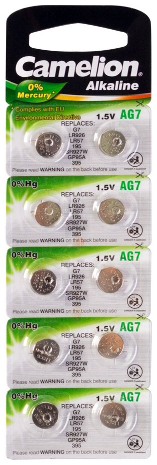 Батарейка AG7 Camelion 10 шт
