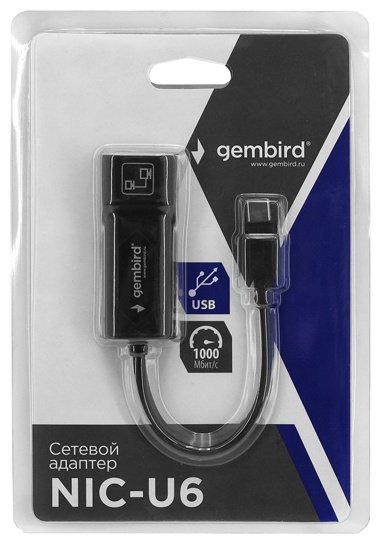 Сетевая карта Gembird NIC-U6 купить,NaN