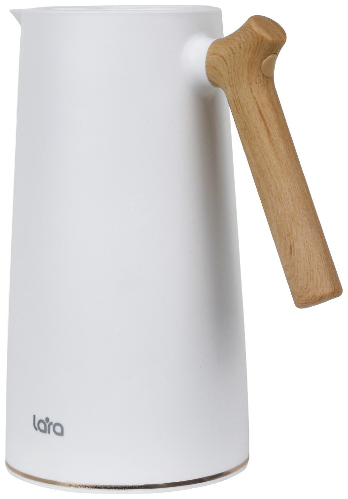 Термокувшин LARA LR04-84 1 л белый купить,9263