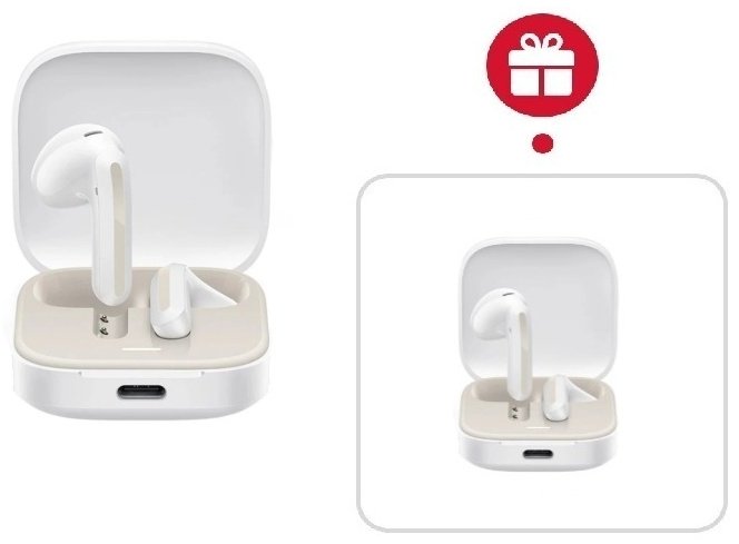 Наушники REDMI Buds 6 Active белый + подарок купить,NaN
