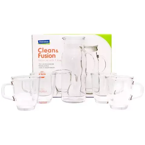 Кувшин GLASSLOCK IG-667 1,2л + 4 чашки 0,375л - ForteMarket Кувшин GLASSLOCK IG-667 1,2л + 4 чашки 0,375л купить,0