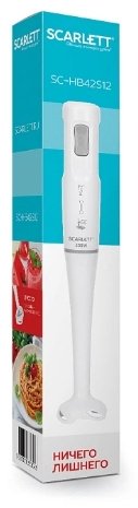 Блендер Scarlett SC-HB42S12 белый - ForteMarket Блендер Scarlett SC-HB42S12 белый купить,0