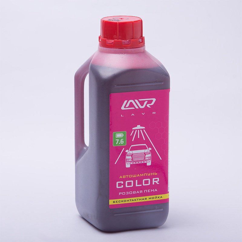 LAVR автошампунь LN2331 Color автошампунь бесконтактный 1 л