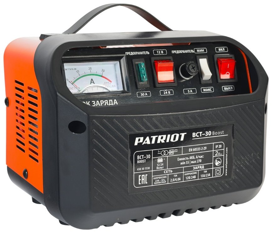 Patriot зарядное устройство BCT-30 Boost купить,0