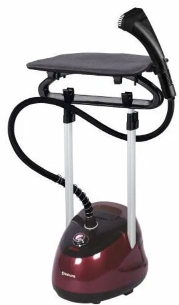 Отпариватель SAKURA SA-3924R черный, бордовый