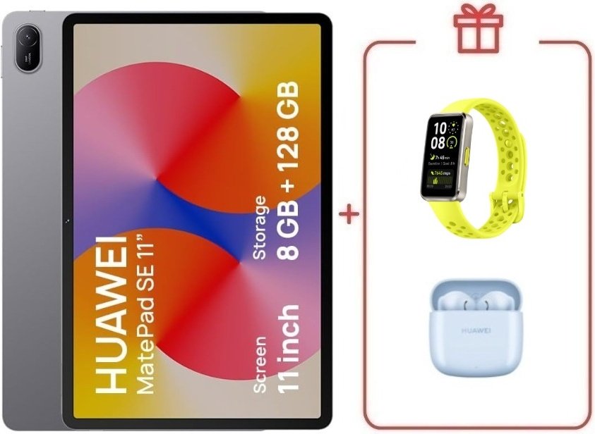 Планшет Huawei MatePad SE AGS6-W09 11 дюйм 8 Гб/128 Гб серый + подарок