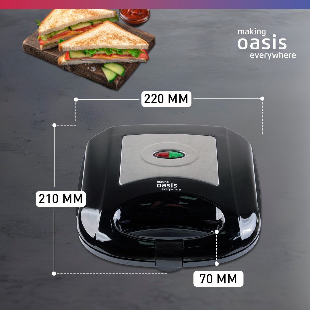 Сэндвичница Oasis PK-SB черный купить,0