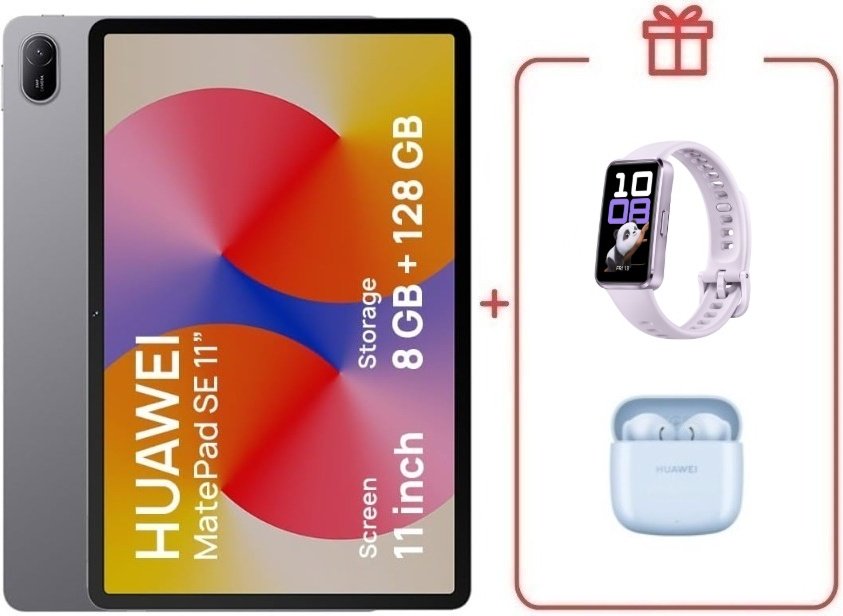 Планшет Huawei MatePad SE AGS6-W09 11 дюйм 8 Гб/128 Гб серый + подарок
