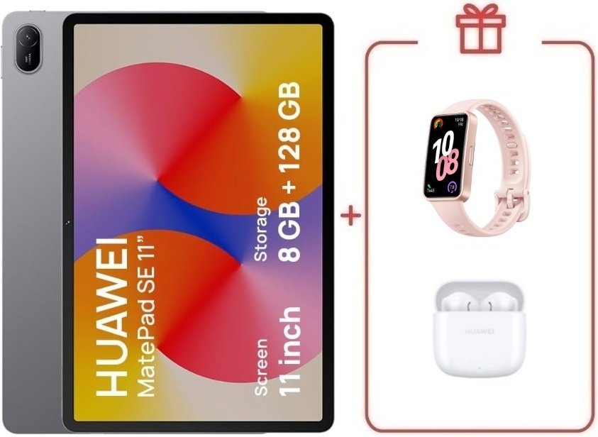 Планшет Huawei MatePad SE AGS6-W09 11 дюйм 8 Гб/128 Гб серый + подарок