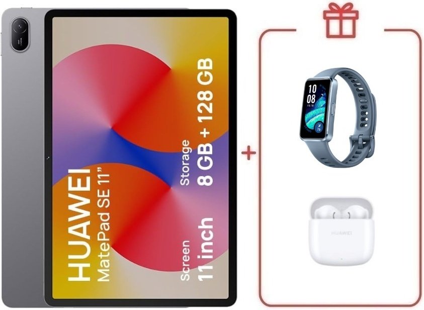 Планшет Huawei MatePad SE AGS6-W09 11 дюйм 8 Гб/128 Гб серый + подарок