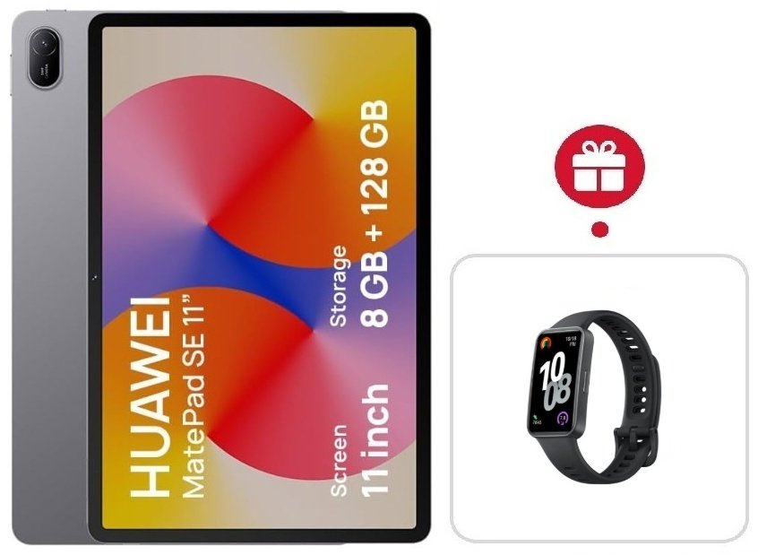 Планшет Huawei MatePad SE AGS6-W09 11 дюйм 8 Гб/128 Гб серый + подарок купить,NaN