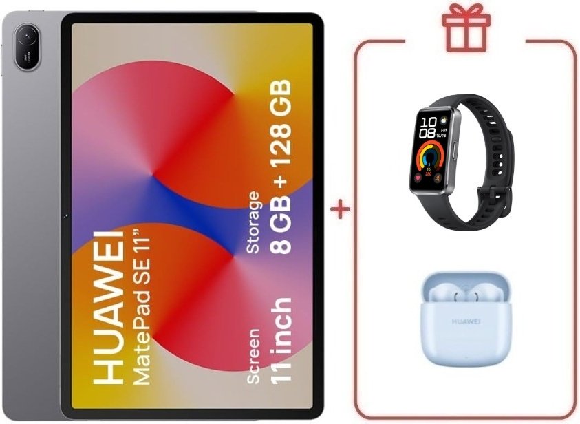Планшет Huawei MatePad SE AGS6-W09 11 дюйм 8 Гб/128 Гб серый + подарок