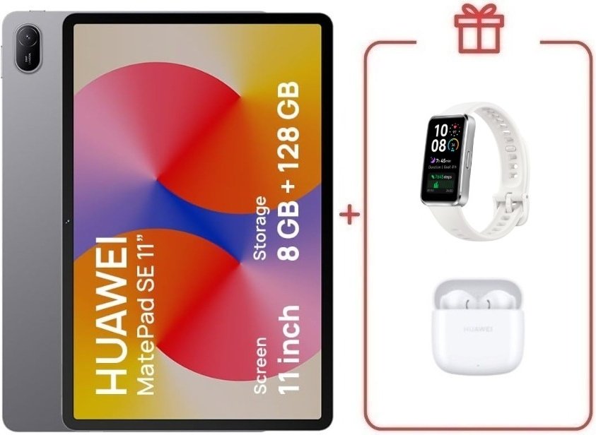 Планшет Huawei MatePad SE AGS6-W09 11 дюйм 8 Гб/128 Гб серый + подарок