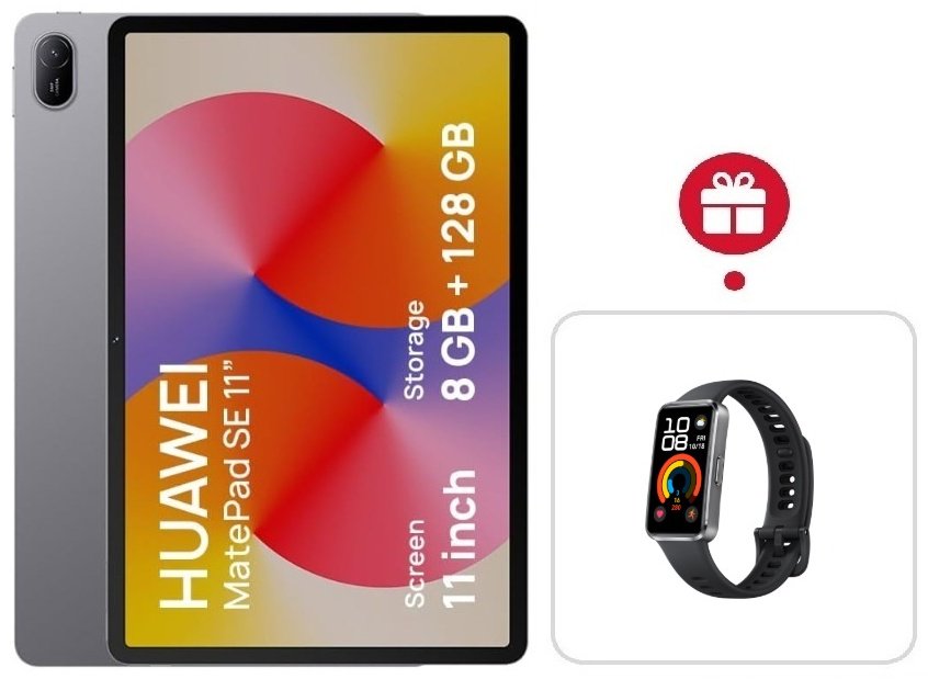 Планшет Huawei MatePad SE AGS6-W09 11 дюйм 8 Гб/128 Гб серый + подарок купить,NaN