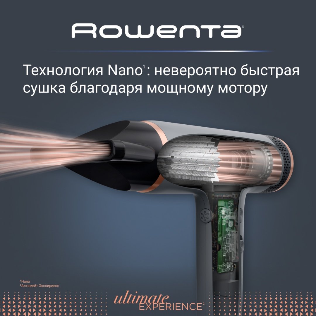 Rowenta HY8120F0 фен 1700 Вт купить,0