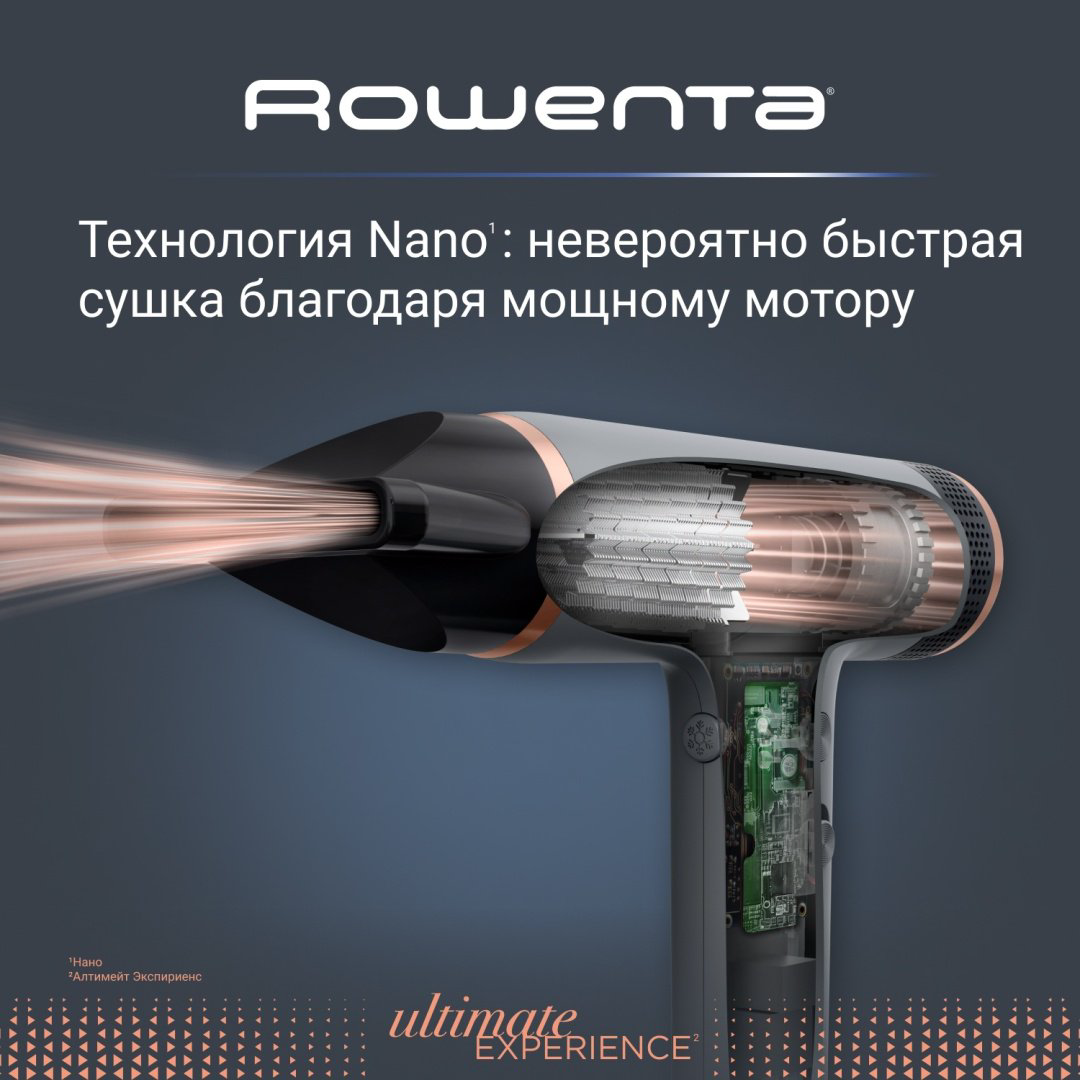 Rowenta HY8120F0 фен 1700 Вт купить,NaN