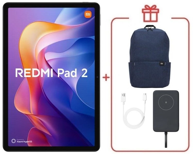 Планшет Redmi Pad 2 11 дюйм 8 Гб/256 Гб фиолетовый + подарок купить,NaN