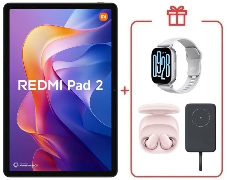 Планшет Redmi Pad 2 11 дюйм 8 Гб/256 Гб фиолетовый + подарок купить,NaN