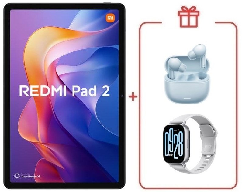 Планшет Redmi Pad 2 11 дюйм 8 Гб/256 Гб фиолетовый + подарок купить,NaN