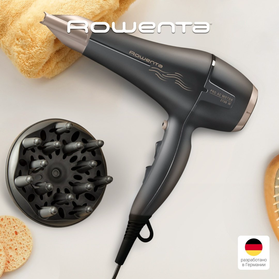 Rowenta Signature Pro CV7827F0 фен 2100 Вт купить,23988