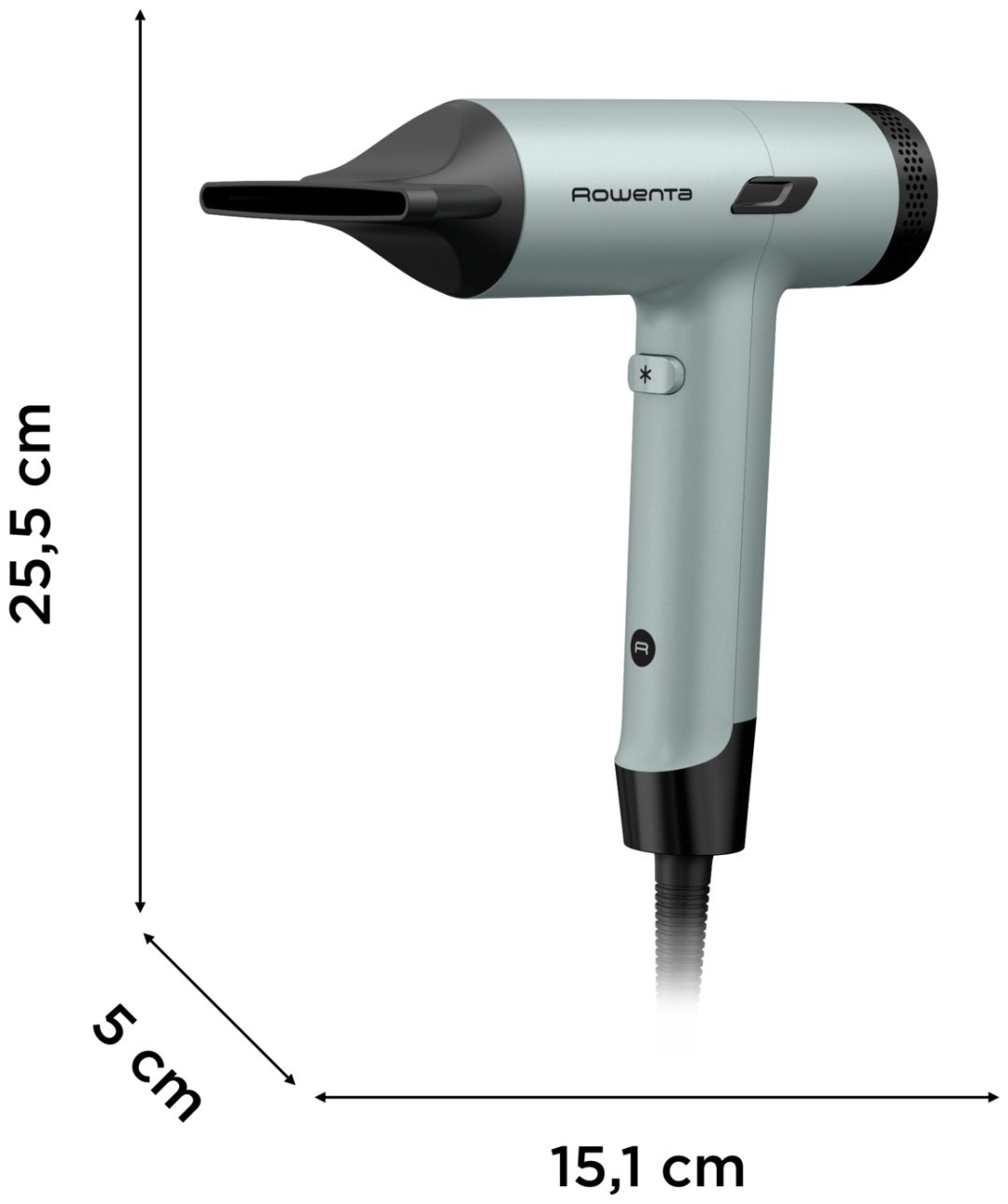 Rowenta HY7120E0 фен 1600 Вт купить,0