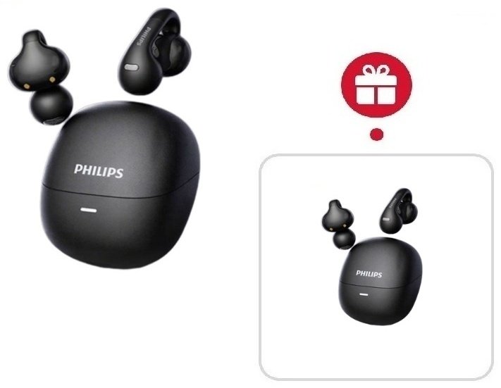 Наушники Philips TAQ2420 черный + подарок