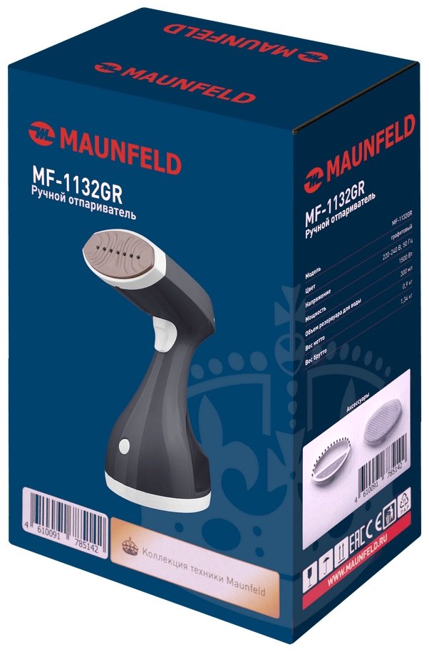 Отпариватель MAUNFELD MF-1132GR черный