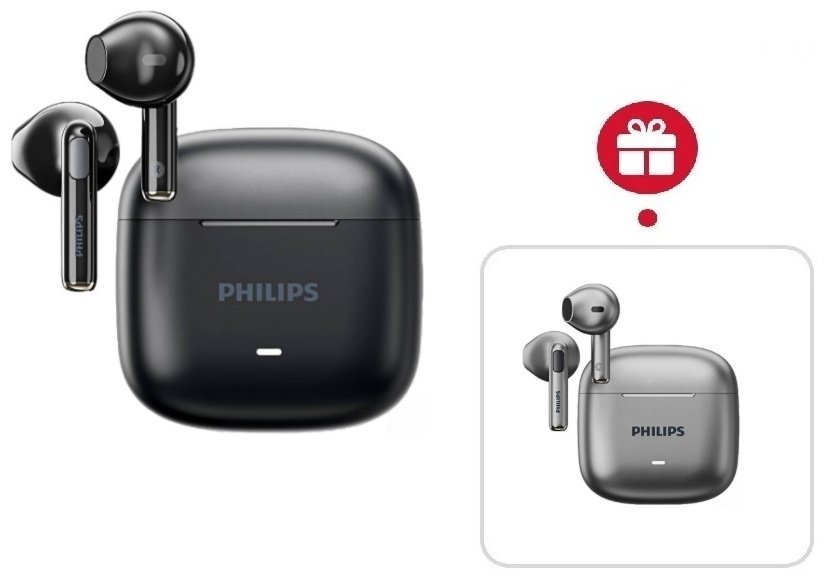 Наушники Philips TAT1420 черный + подарок