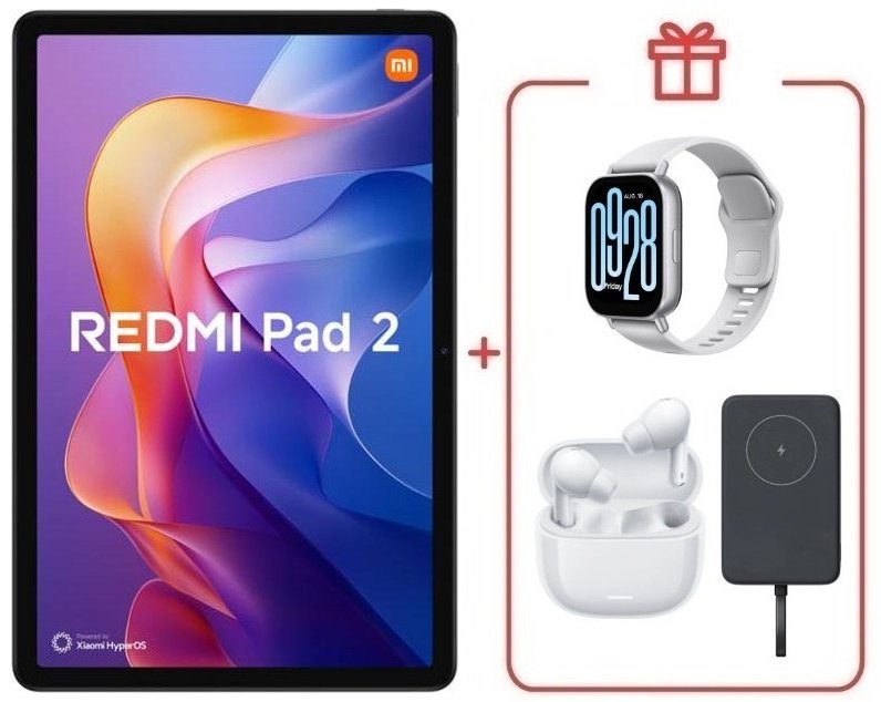 Планшет Redmi Pad 2 4 Гб/128 Гб фиолетовый + подарок