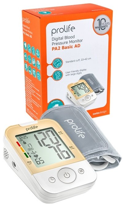 Тонометр Prolife PA2 Basic AD автоматический на плечо - ForteMarket Тонометр Prolife PA2 Basic AD автоматический на плечо купить,0