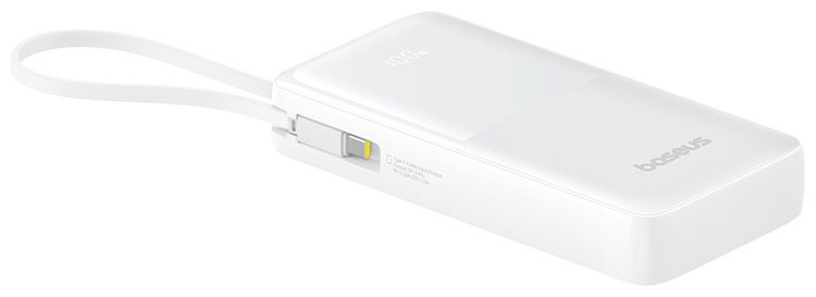 Внешний аккумулятор Baseus Bipow 2 20000 мАч белый купить,0