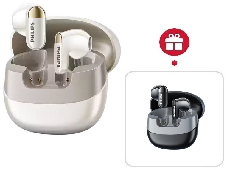 Наушники Philips TAT2169 белый + подарок купить,NaN