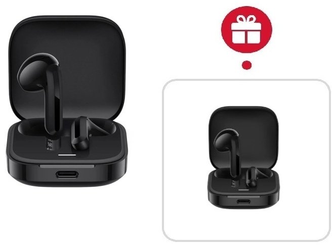 Наушники REDMI Buds 6 Active черный + подарок купить,NaN