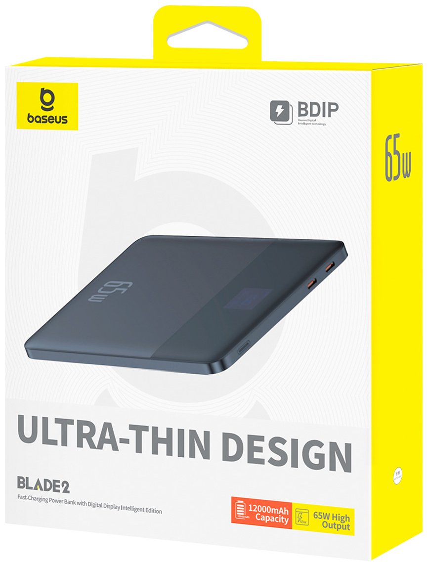 Внешний аккумулятор Baseus Blade2 IE 2C 65W P10063801323-00 12000 мАч синий - ForteMarket Внешний аккумулятор Baseus Blade2 IE 2C 65W P10063801323-00 12000 мАч синий купить,0