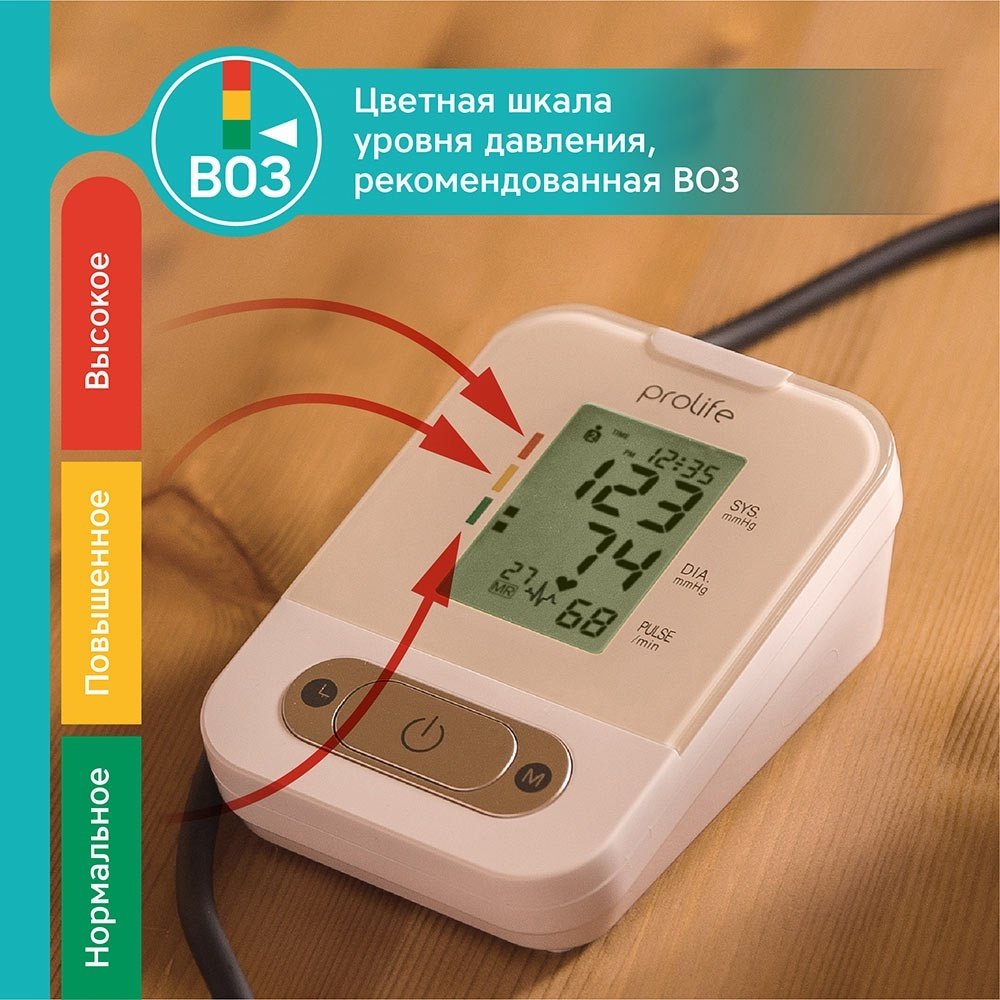 Тонометр Prolife PS1 Standard полуавтоматический на плечо - ForteMarket Тонометр Prolife PS1 Standard полуавтоматический на плечо купить,0