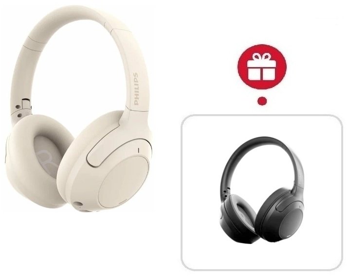 Наушники Philips TAH2020 белый + подарок