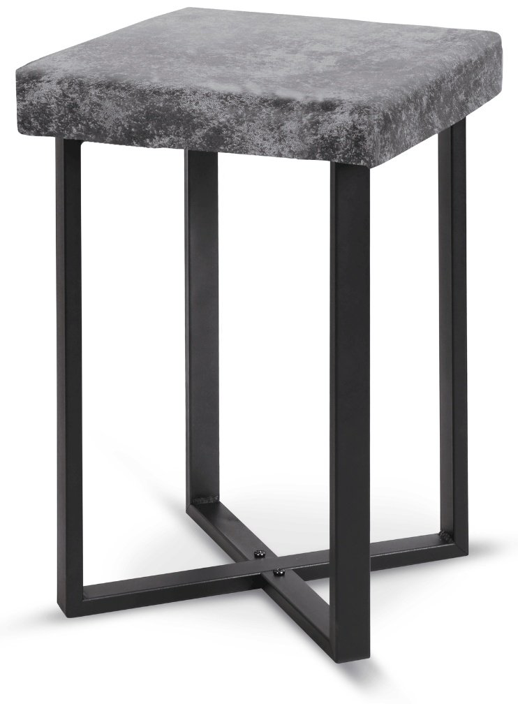 Табурет Nika НТ5-В/ГР, 48x32x32 см, графит 1 шт. купить,NaN