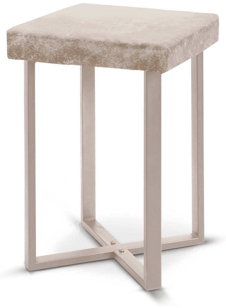 Табурет Nika НТ5-В/Л, 48x32x32 см, бежевый 1 шт.