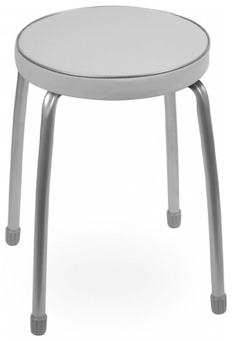 Табурет Nika Фабрик 2 ТФ02/СС, 46.5x34x34 см, серый купить,7700