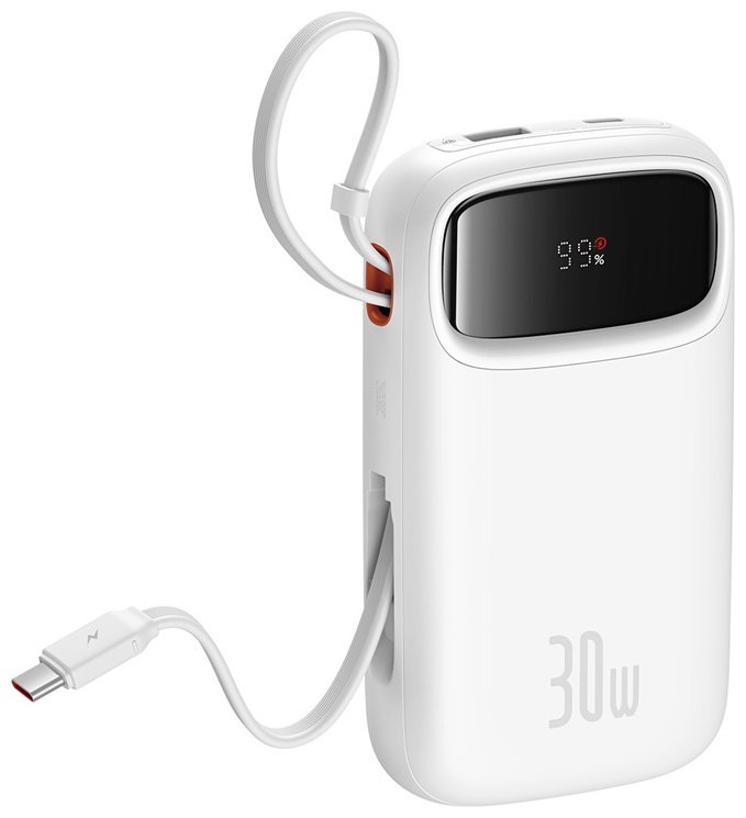 Внешний аккумулятор Baseus QPow2 20000 мАч белый - ForteMarket Внешний аккумулятор Baseus QPow2 20000 мАч белый купить,0