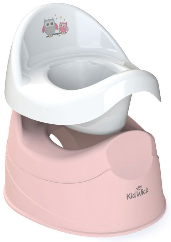 Горшок Kidwick МП Дуэт, розовый/белый