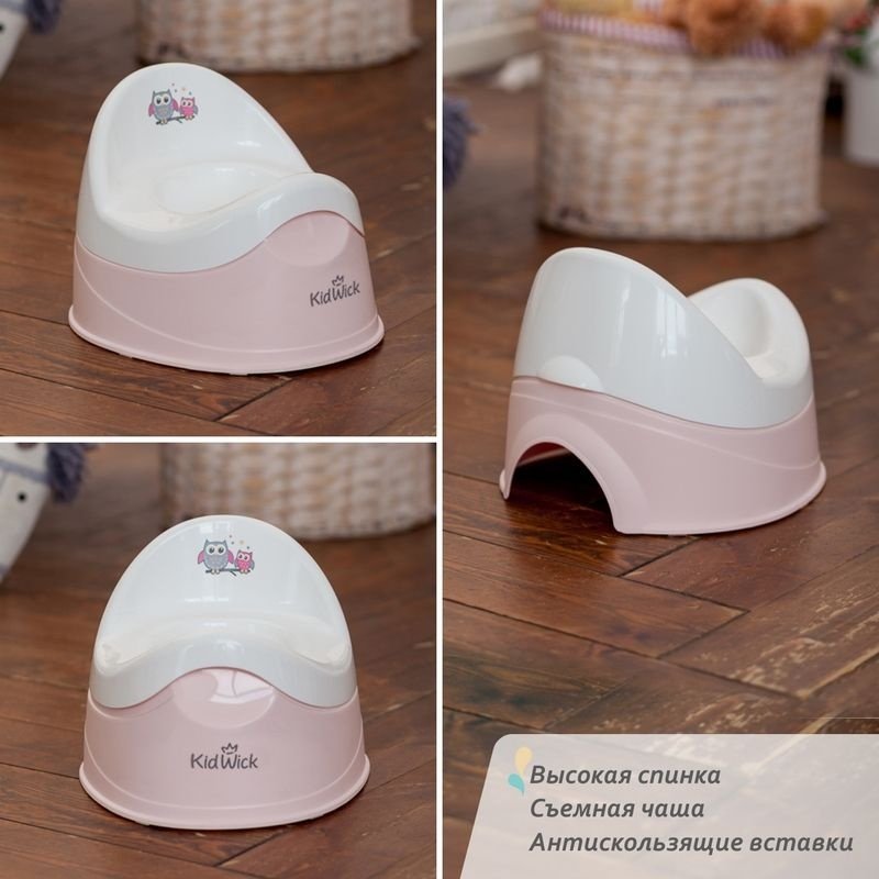 Горшок Kidwick МП Дуэт, розовый/белый купить,0