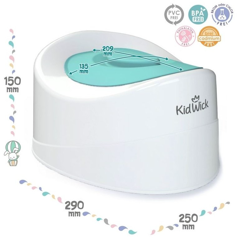 Горшок Kidwick Мини, белый купить,NaN