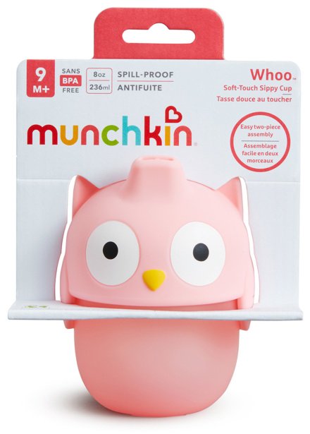 Поильник-непроливайка Munchkin Whoo 91505, 237 мл, пластик/силикон купить,0