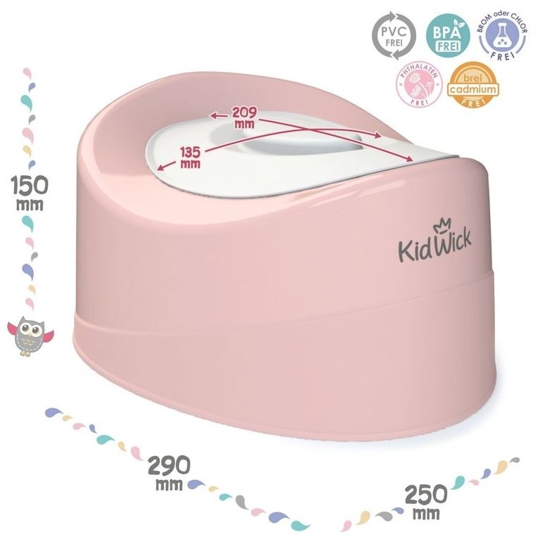 Горшок Kidwick Мини, розовый