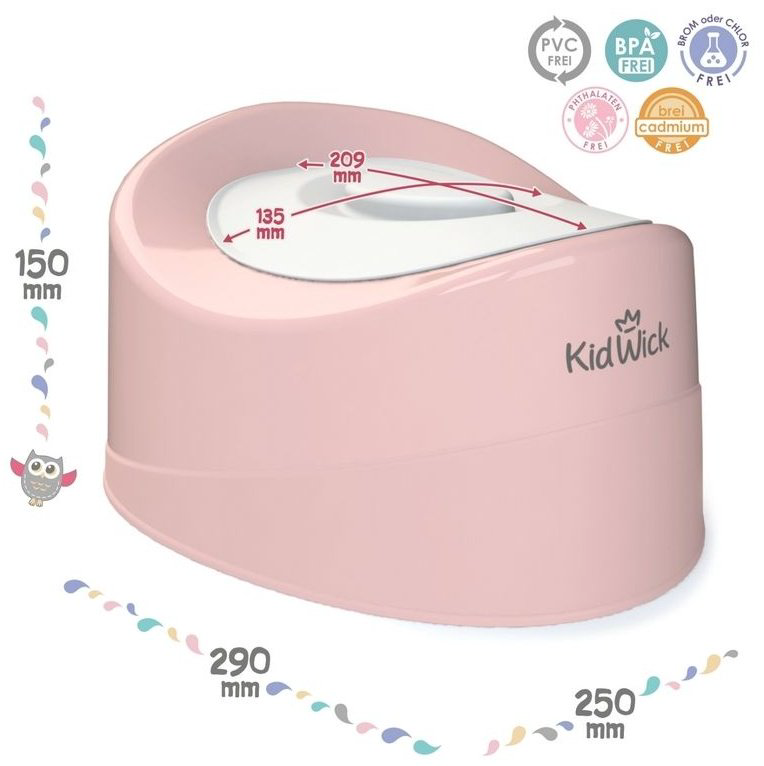 Горшок Kidwick Мини, розовый