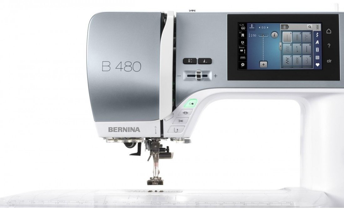 Швейная машина Bernina B 480 белый, серый купить,NaN