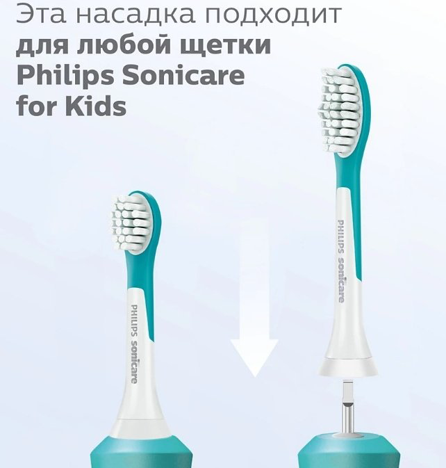 Насадка Philips HX6044/33 звуковая 4 шт купить,NaN