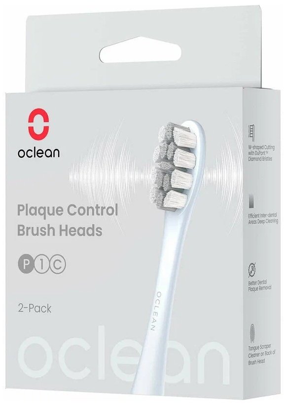 Насадка Oclean P1C Plaque Control-Brush Head стандартная 2 шт