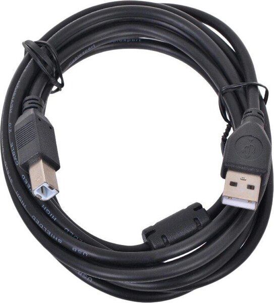 Кабель Cablexpert CCF-USB2-AMBM-1 Pro USB 2.0 AM/BM 3м черный